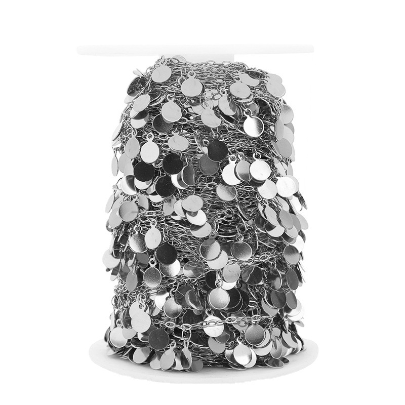Body Jewelry Necklace - โซ่สแตนเลสแท้ 1 เมตร ขนาด 6 มม.