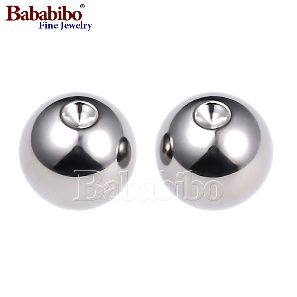 Body Jewelry Replacement Ball - 10Pc ASTM F-136ไทเทเนียมแหวนลูกปัดเจาะเปลี่ยนเท่านั้นลูกบอล3มม.4มม.5มม.6MM 8MM