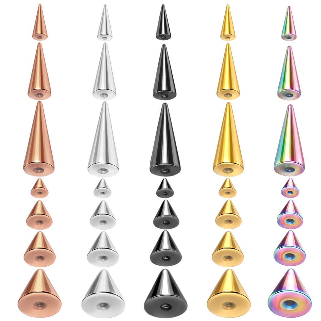 Body Jewelry Replacement Ball - เครื่องประดับสแตนเลสอุปกรณ์เสริม DIY10 ชิ้น/ถุง Punk ต่างหู Lip
