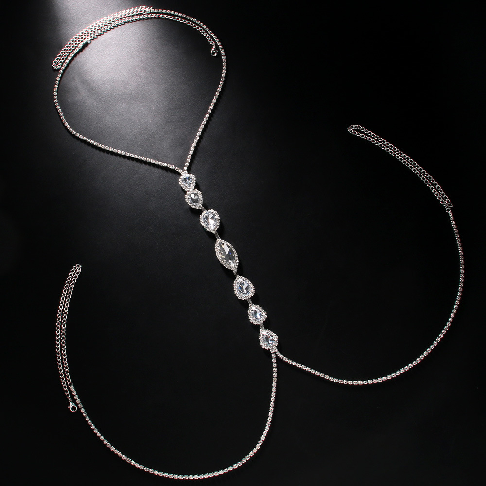 สร้อยคอแฟชั่นเซ็กซี่หยดน้ำโซ่ค - Body Jewelry Necklace บทวิจารณ์และราคา