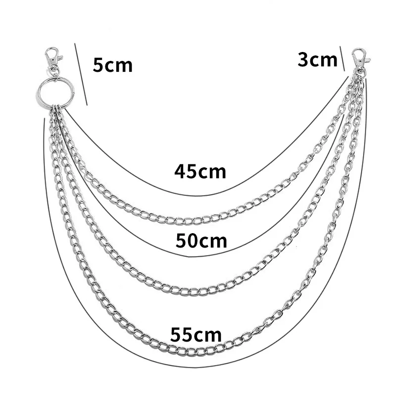 โซ่เข็มขัดโลหะ สไตล์ฮิปฮอป ร็อ - Body Jewelry Retainers บทวิจารณ์และราคา