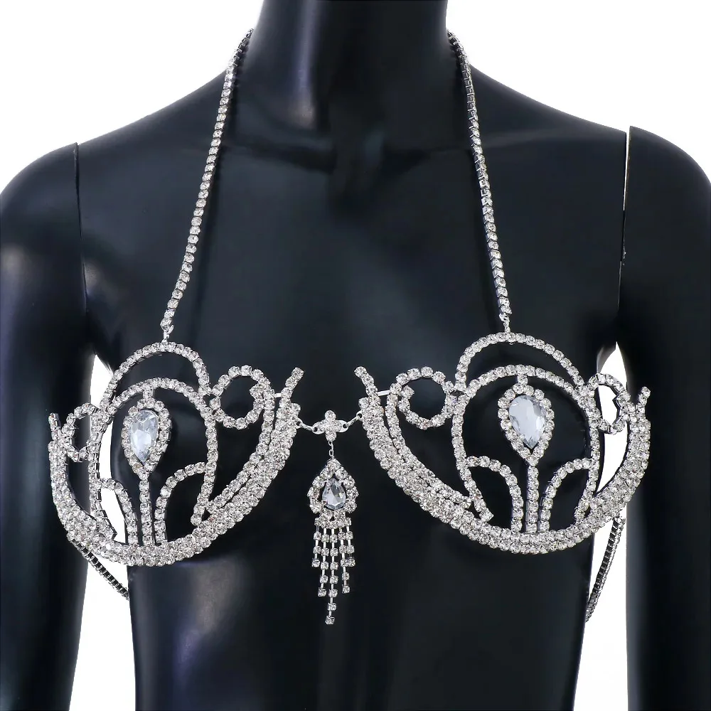 บิกินี่สุดหรูประดับพลอยเทียมชุ - Body Jewelry Retainers บทวิจารณ์และราคา