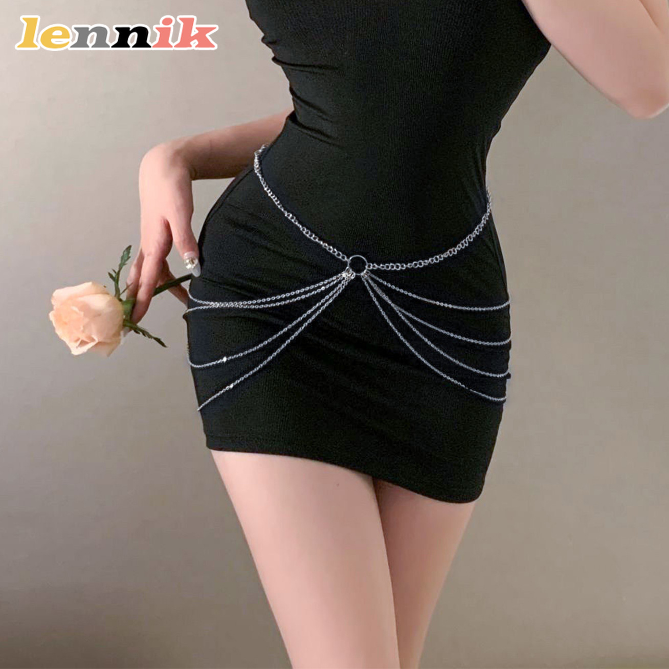 LENNIK พู่โลหะ Multi-Layer เอว - Body Jewelry For You บทวิจารณ์และราคา