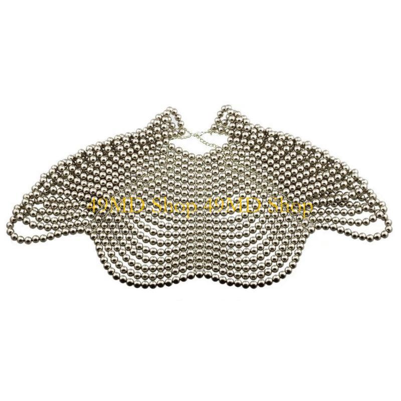49MD ผู้หญิงที่สง่างามผ้าคลุมไ - Body Jewelry Necklace บทวิจารณ์และราคา
