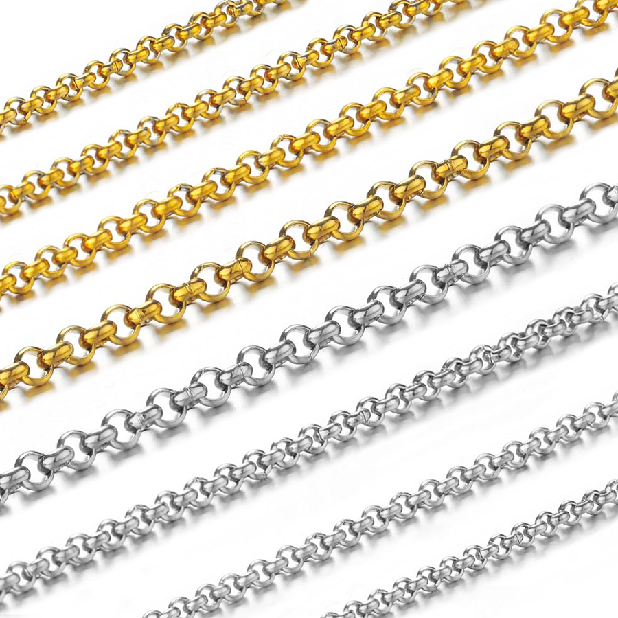 โซ่สแตนเลสรูปตัวโอขนาดเล็ก 1 เ - Body Jewelry Necklace บทวิจารณ์และราคา