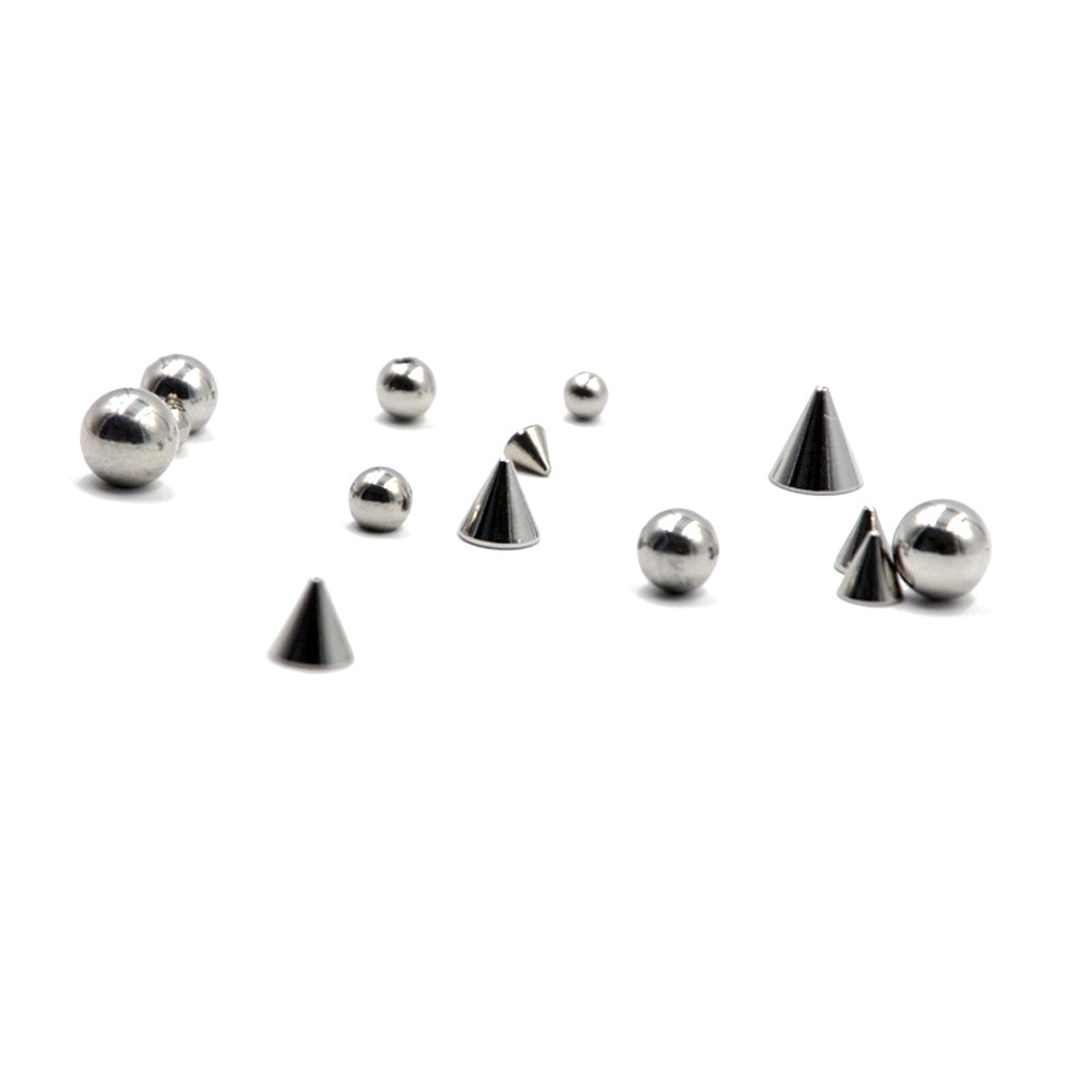 100 ชิ้น/ล็อตเหล็ก 14G 16G เจา - Body Jewelry Replacement Ball บทวิจารณ์และราคา