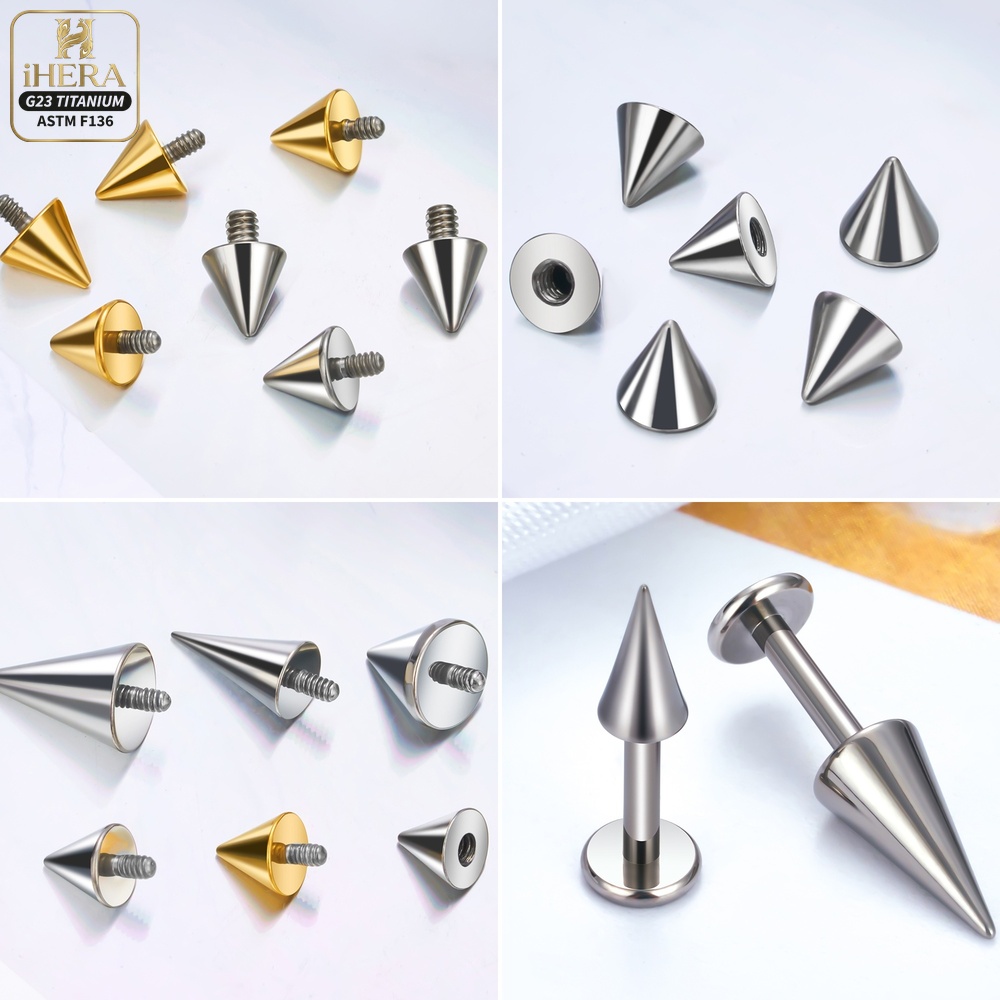 ลูกบอลไทเทเนียมทรงกรวย ชุดเปลี - Body Jewelry Replacement Ball บทวิจารณ์และราคา