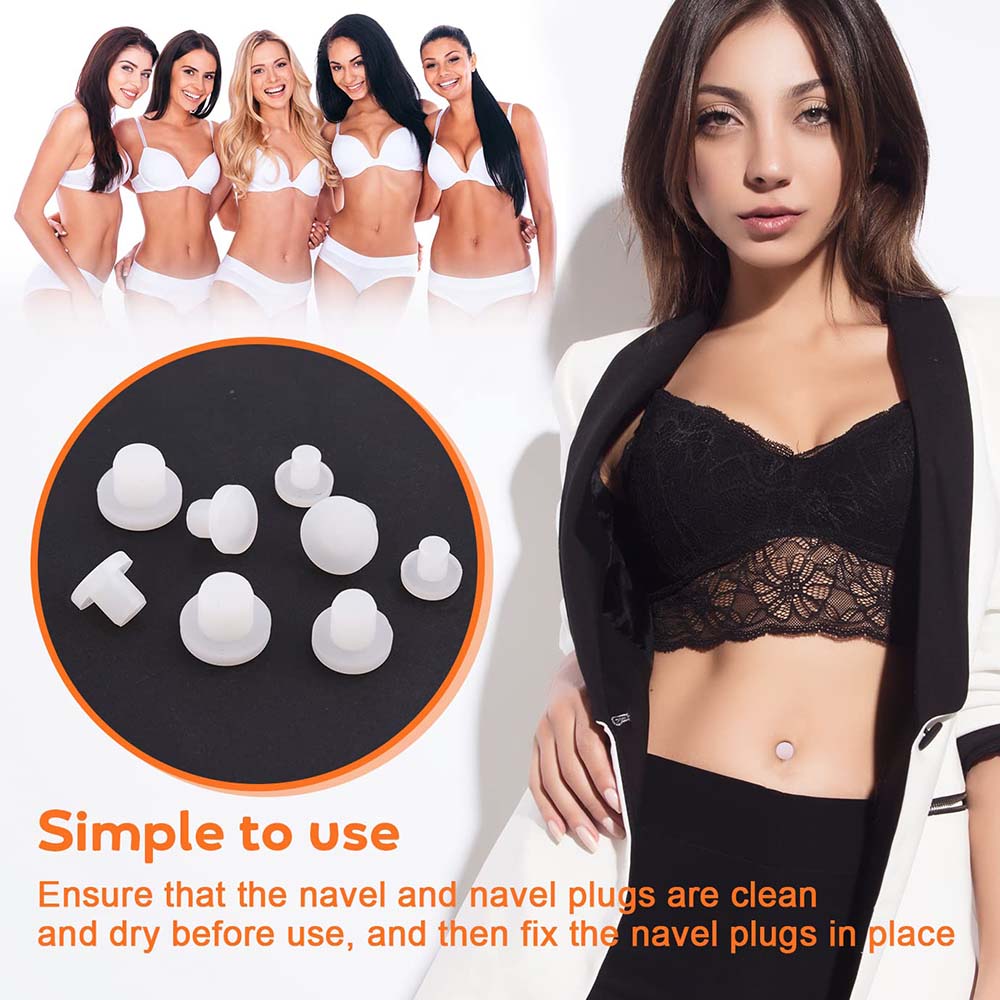 1PC ซิลิโคน Belly ปุ่มปลั๊ก Na - Body Jewelry Repair บทวิจารณ์และราคา