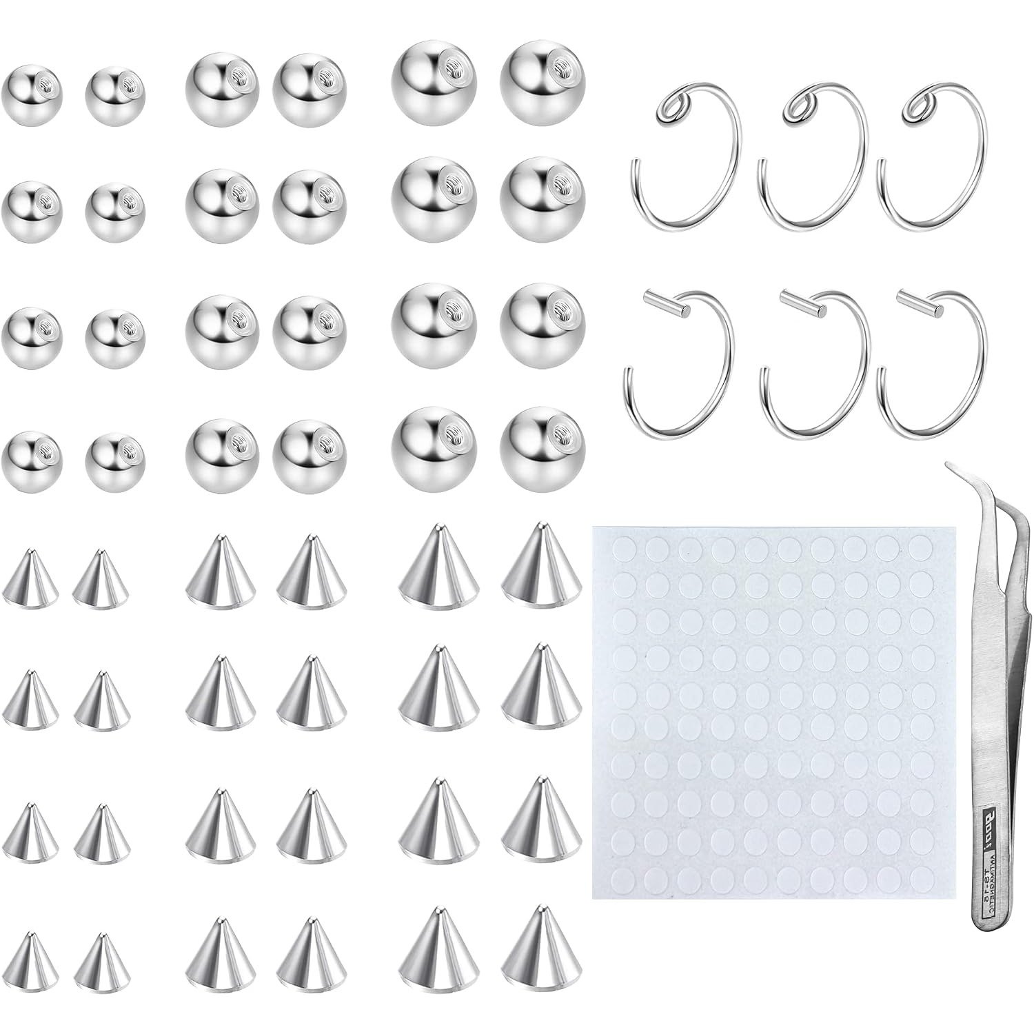 แหวนคิ้วปลอม Drperfect ลิปสติก - Body Jewelry Replacement Ball บทวิจารณ์และราคา