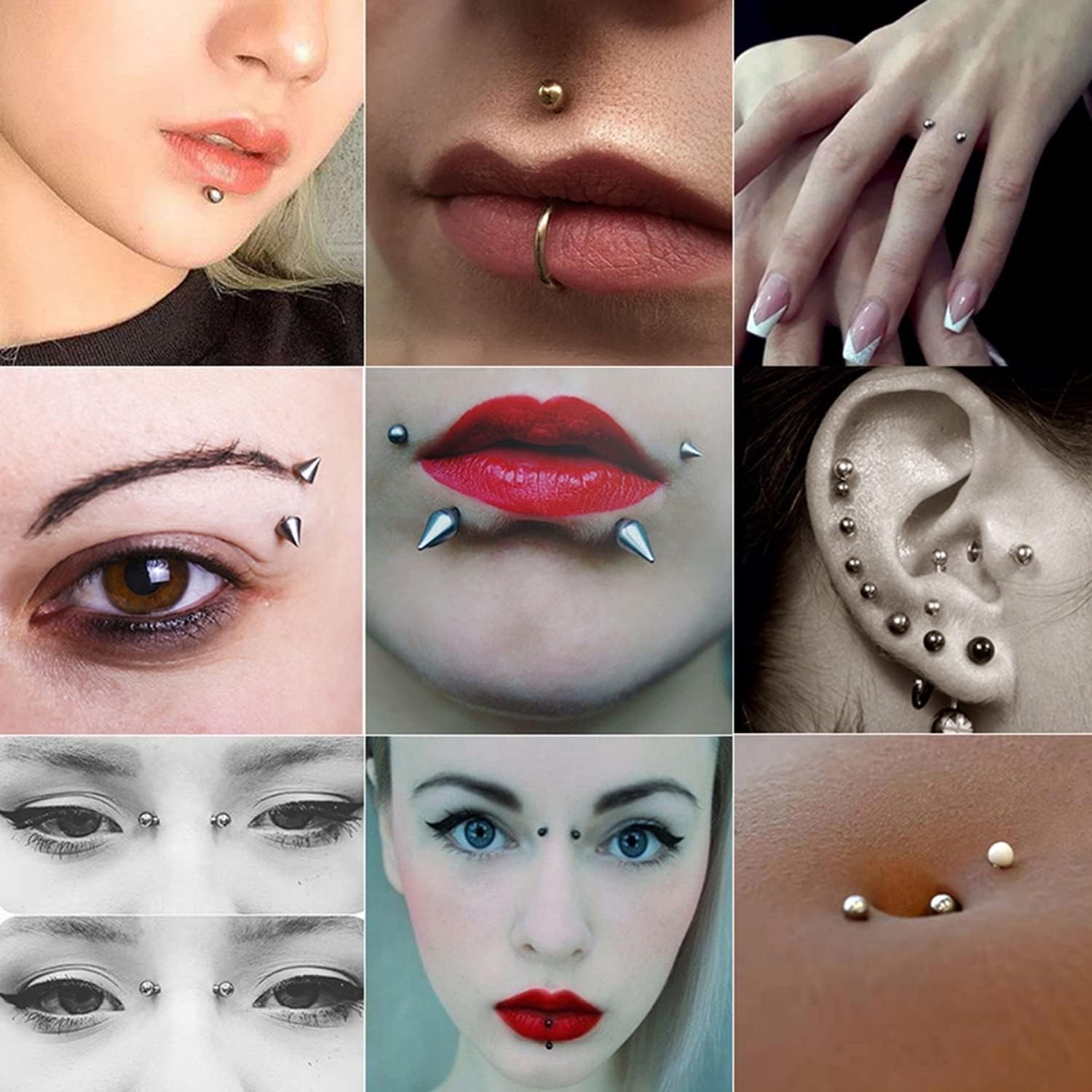 แหวนคิ้วปลอม Drperfect ลิปสติก - Body Jewelry Replacement Ball บทวิจารณ์และราคา
